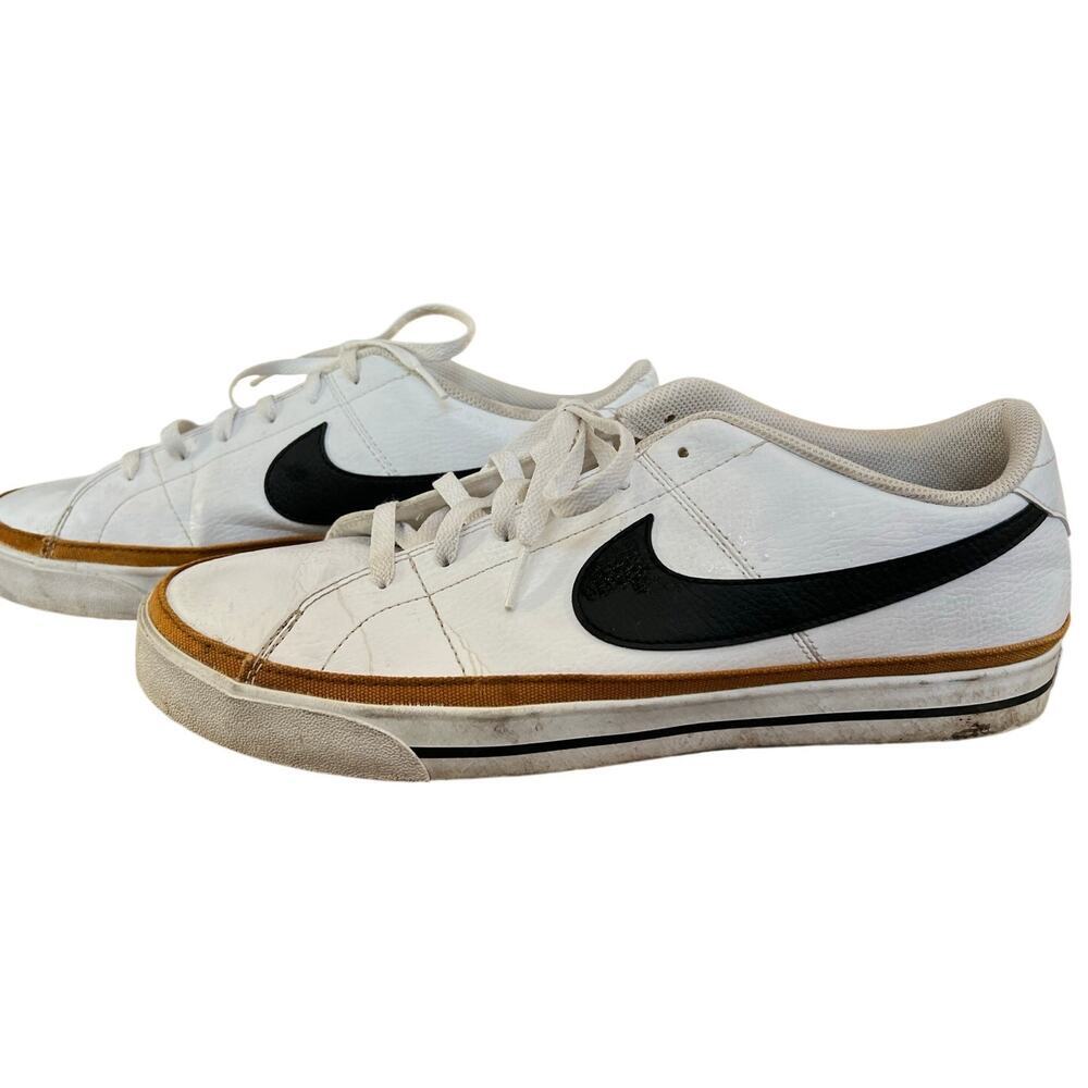 Men's Nike Court Legacy Sneaker, Size 13, White/Black, Lifestyle